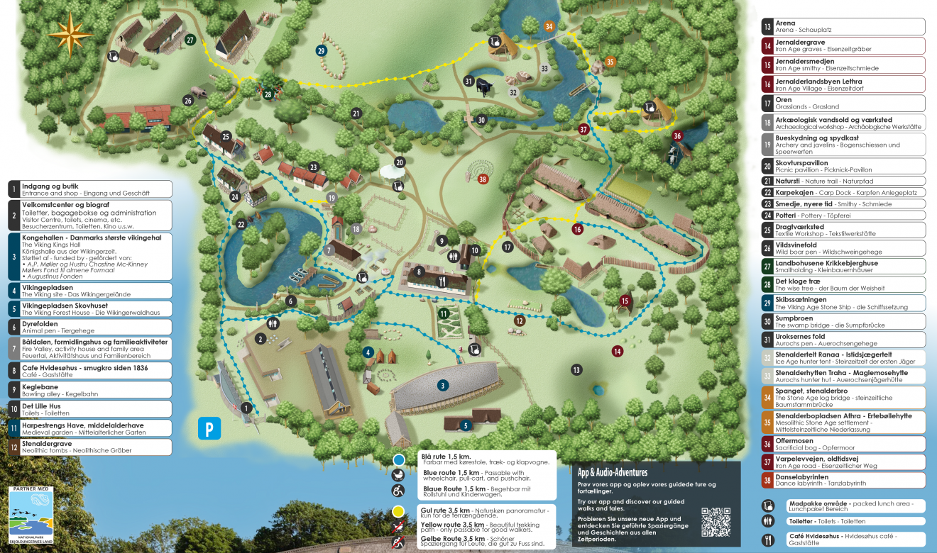 Map Of Lejre Land Of Legends Sagnlandet Lejre Map Of Lejre Land Of Legends Sagnlandet Lejre
